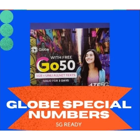 Globe Vanity Special Rare Number Sim Cards [Batch 603] [ July 2025 ...