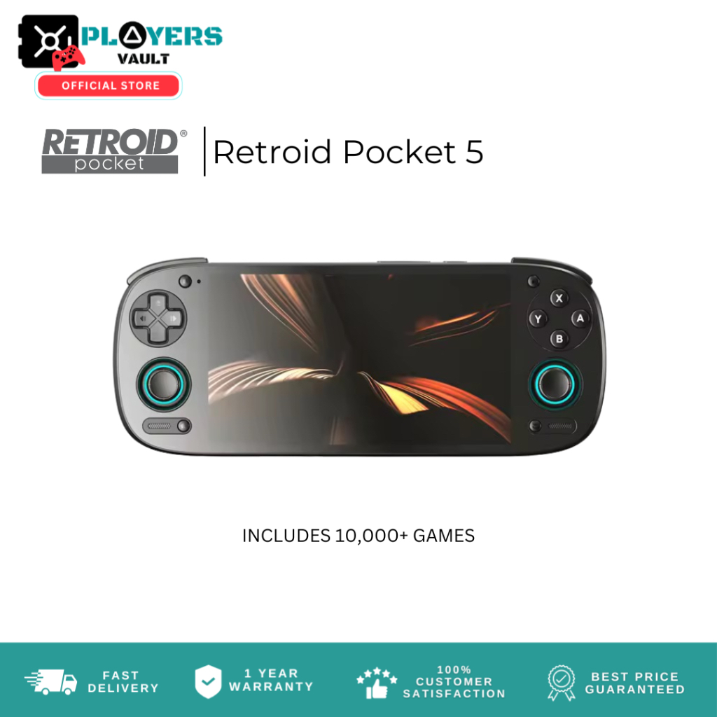 Retroid Pocket 5 Handheld Game Console 5.5 Inch SD865 8/128GB RP5 OLED ...