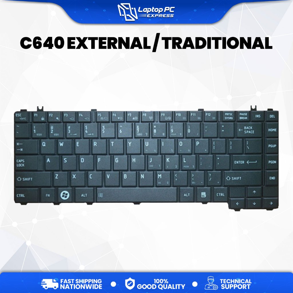 Toshiba Laptop Keyboard C640 Compatible With Toshiba Satellite C630 ...