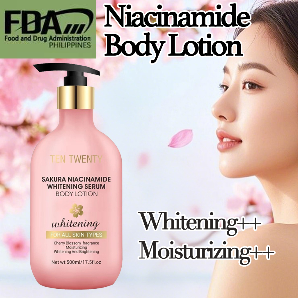 [FDA]Sakura Body Lotion Niacinamide Whitening Mosturizng For All Skin ...