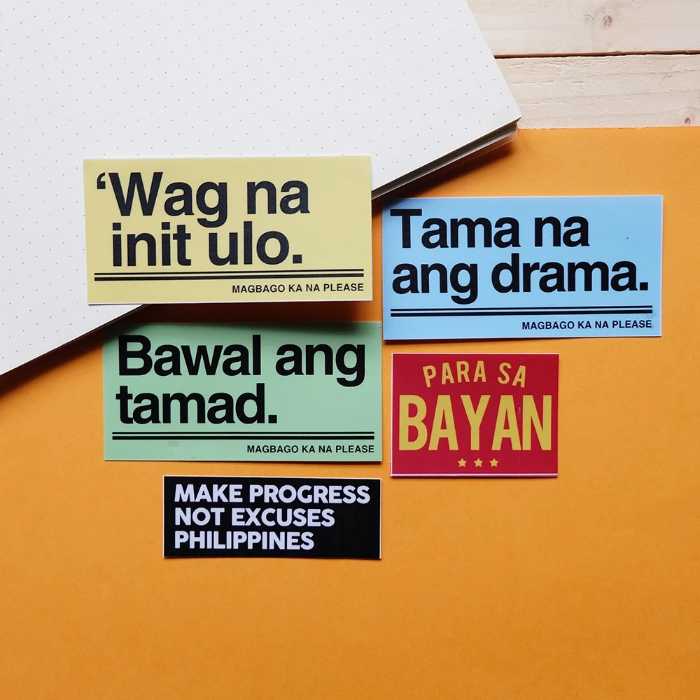Magbago Ka Na Set Set Sticker Set Funny Witty Stickers | Shopee Philippines