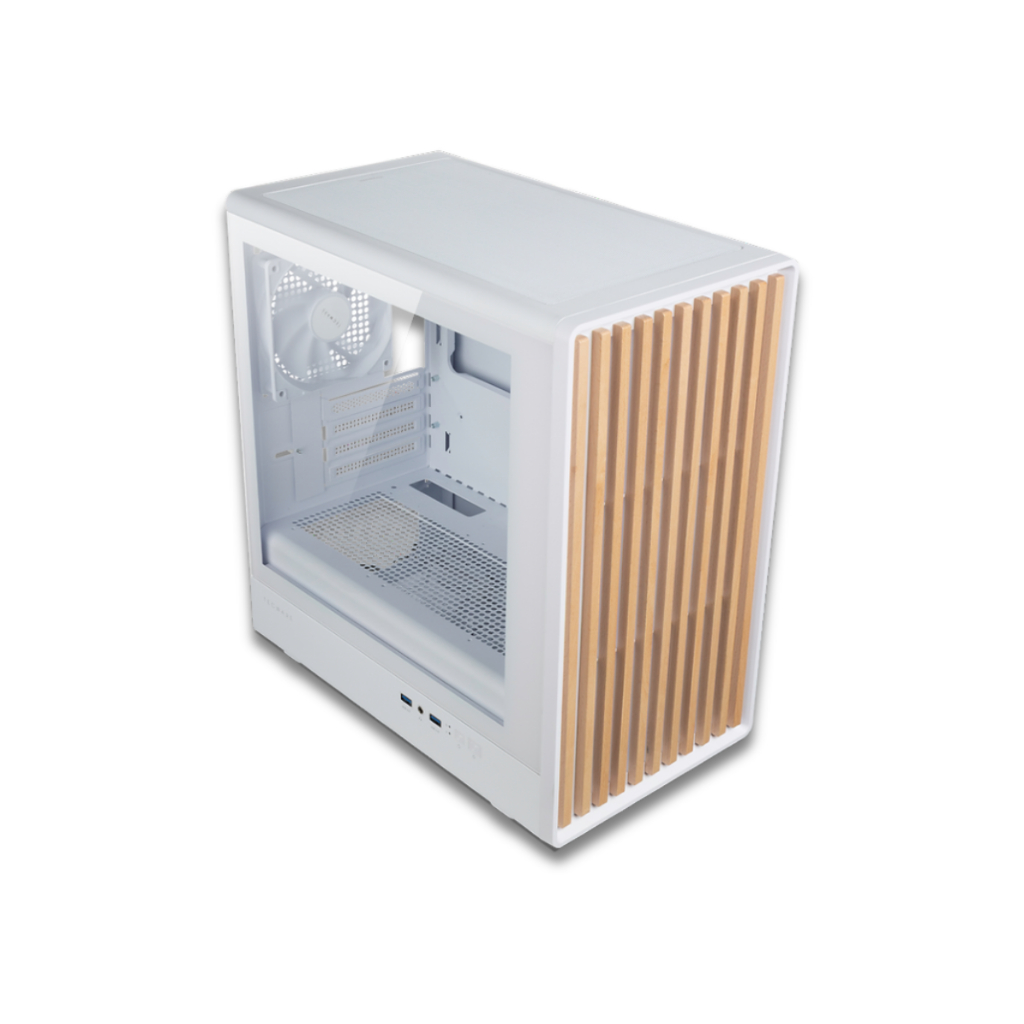 Tecware Timber M White MATX Case w/ 4X 120mm Non-ARGB Fans | Shopee ...