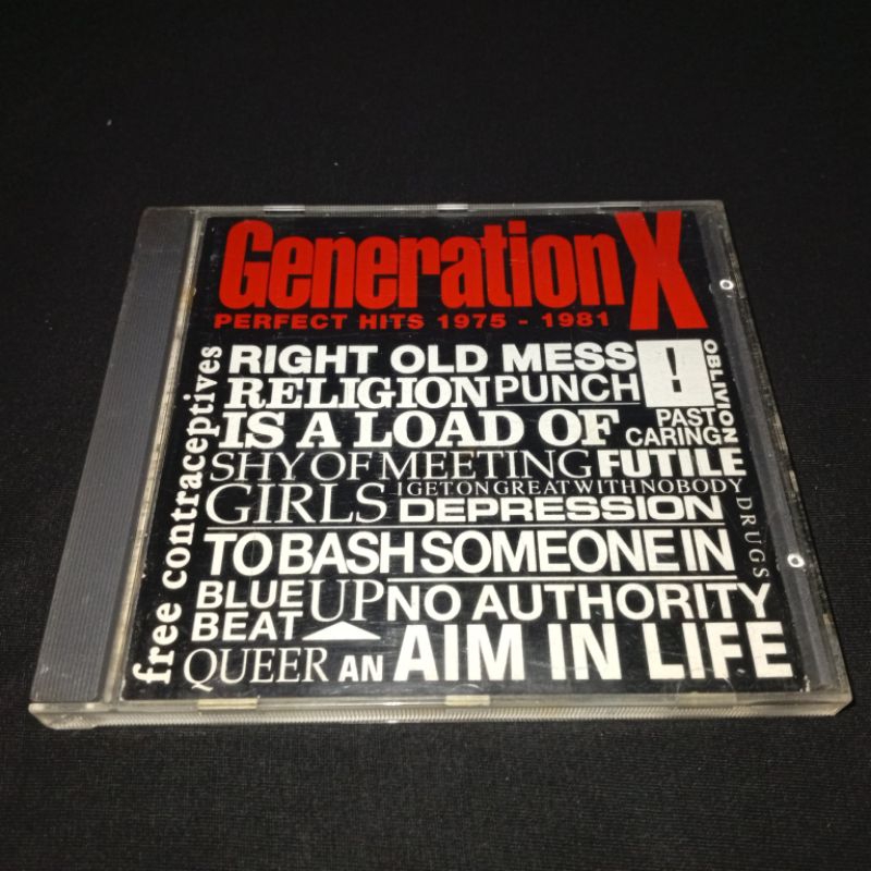 GENERATION X - Perfect Hits 1975-1981 CD Punk music album ORIGINAL ...
