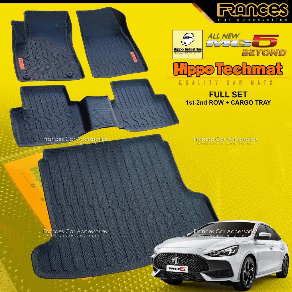 MG 5 2018 to 2025 Hippo Techmat Deep Dish Floor Matting ( MG5 ...