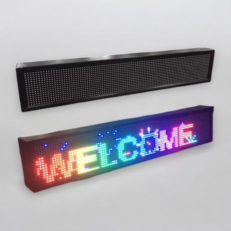 LED Digital Programmable Signage RED Color LED Display Board | Shopee ...