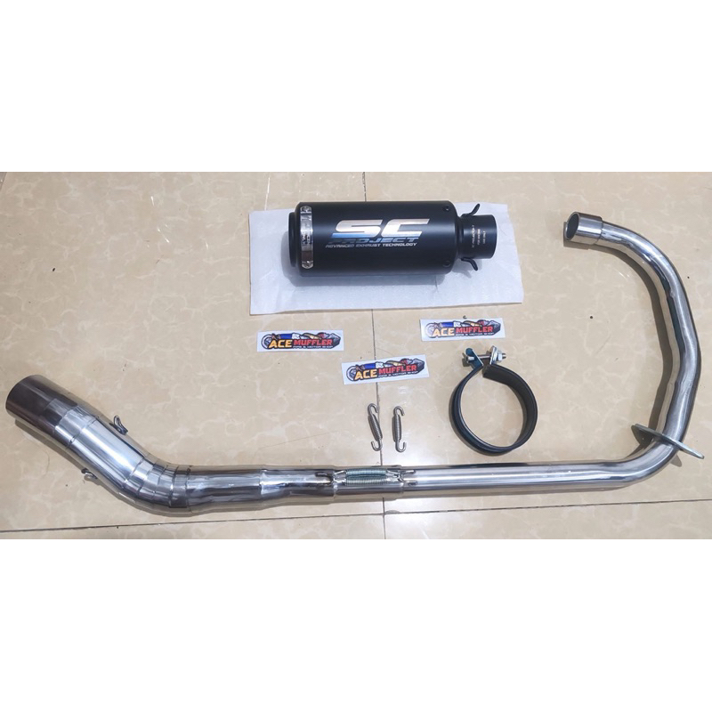 SC PROJECT FULL SYSTEM EXHAUST PIPE FOR BARAKO 175 1 and 2 | Shopee ...