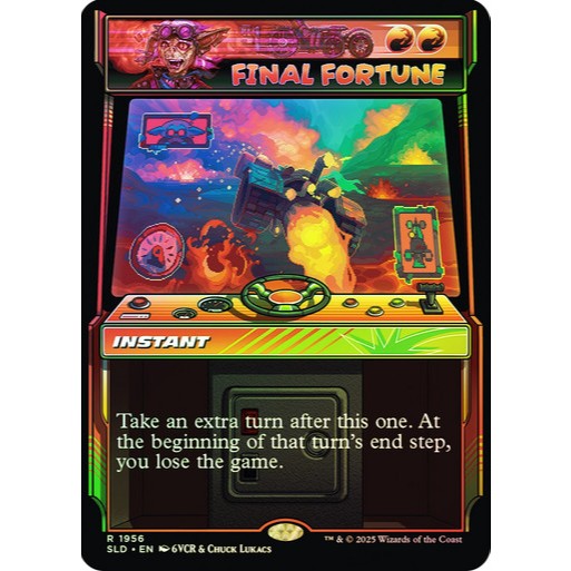 Magic the Gathering | Final Fortune (Secret Lair: Arcade Racers) (Foil ...