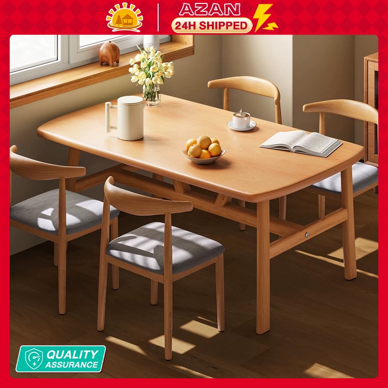 Solid Wood Dining Table And Chair Set Dining Table set 4/6 seaters ...
