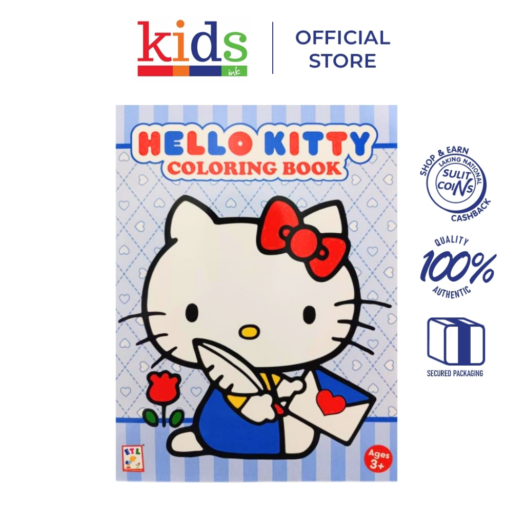 HELLO KITTY COLORING BOOK 1 TRADEPAPER - Kids Ink | Shopee Philippines