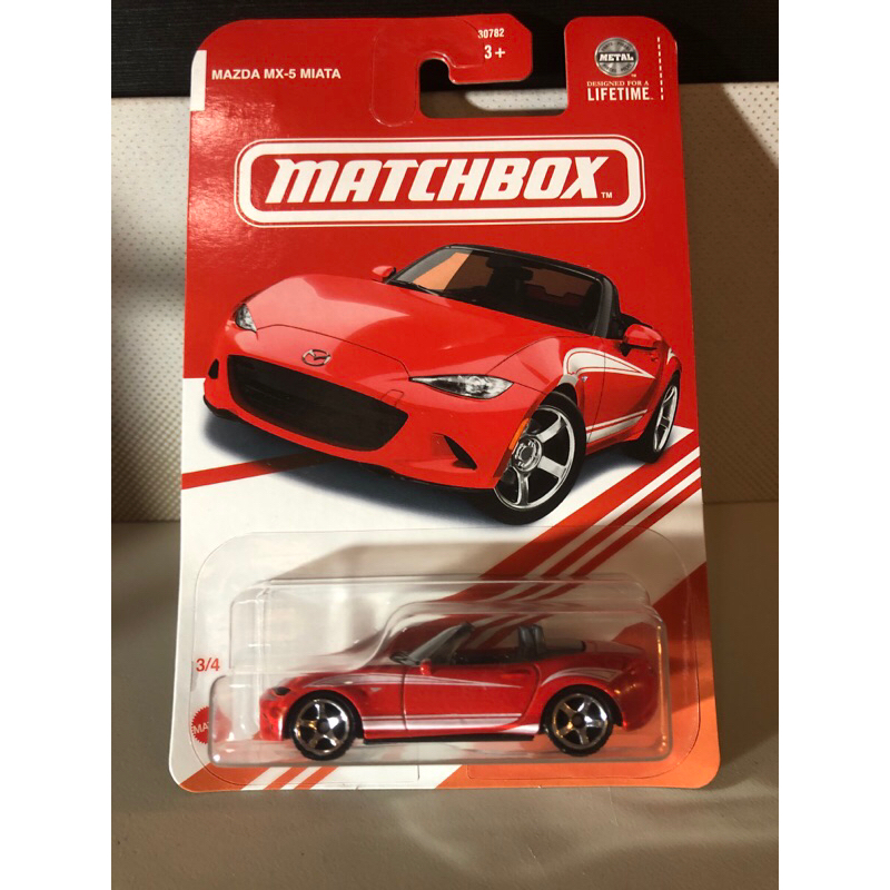 Matchbox Mazda MX-5 Miata Die-Cast Car - Orange, City 35/100 Series - View #8
