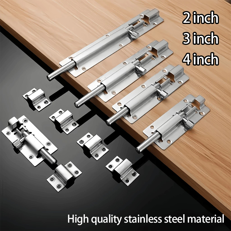 (With Screws)Door/Cabinet Barrel Bolt with Screw-Door Lock Barrel Bolt ...