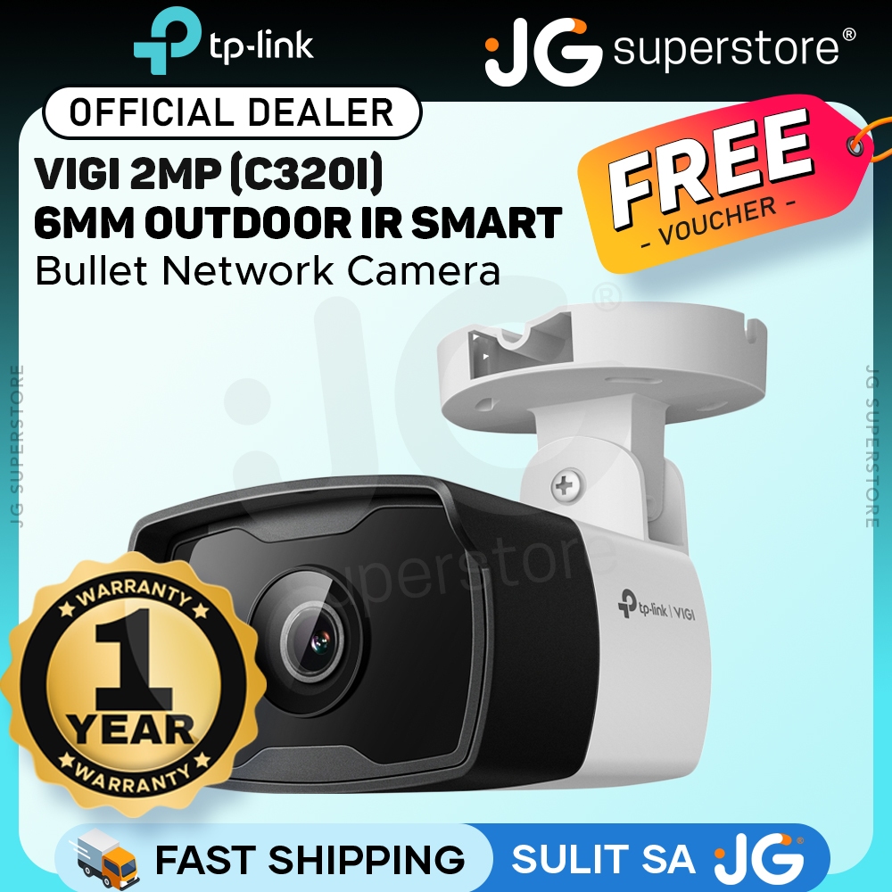 TP-Link VIGI C320I 2.8MM 4MM 6MM 2MP Mini Outdoor IR Bullet Network ...