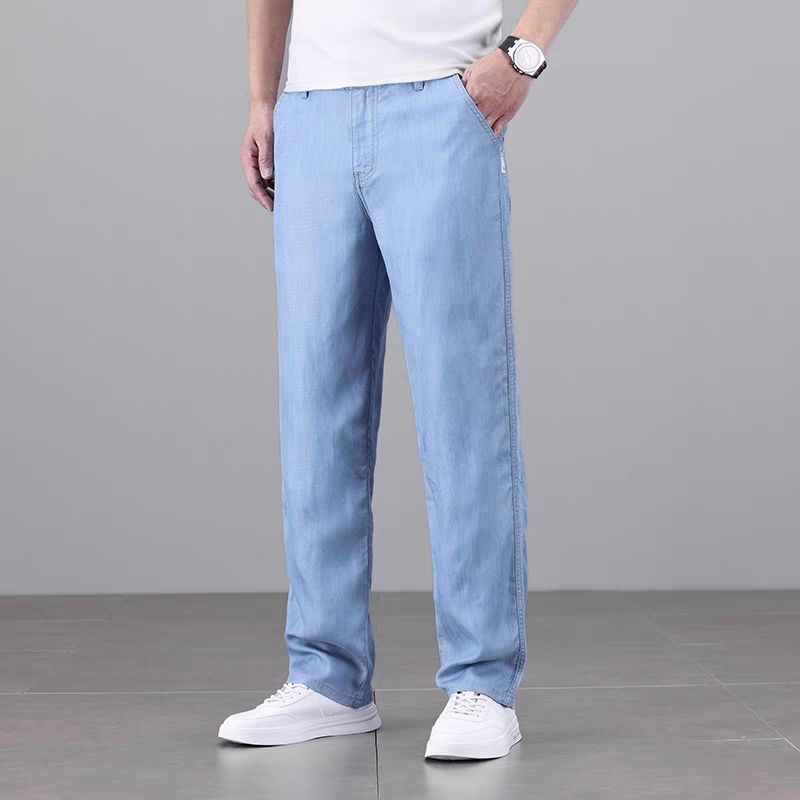 Jeans pants for men High elasticity stretchable Men's denim pants