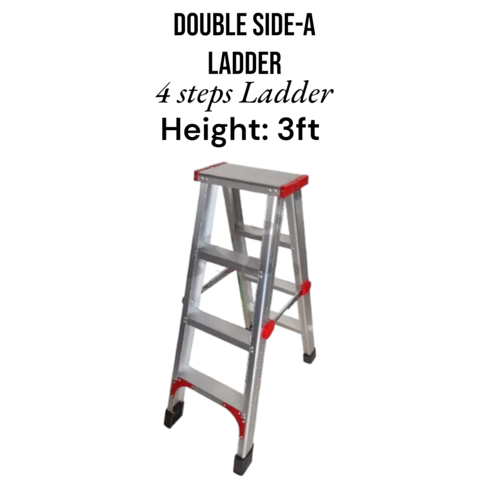 Locally Made GOLDEN DRAGON A TYPE FOLDABLE ALUMINUM LADDER ( 4 STEPS ...