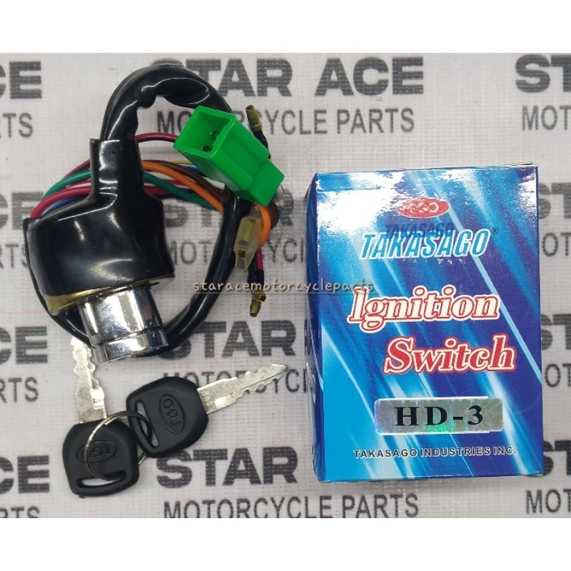 KAWASAKI 125/HD3/B1LP IGNITION SWITCH TAKASAGO BRAND | Shopee Philippines