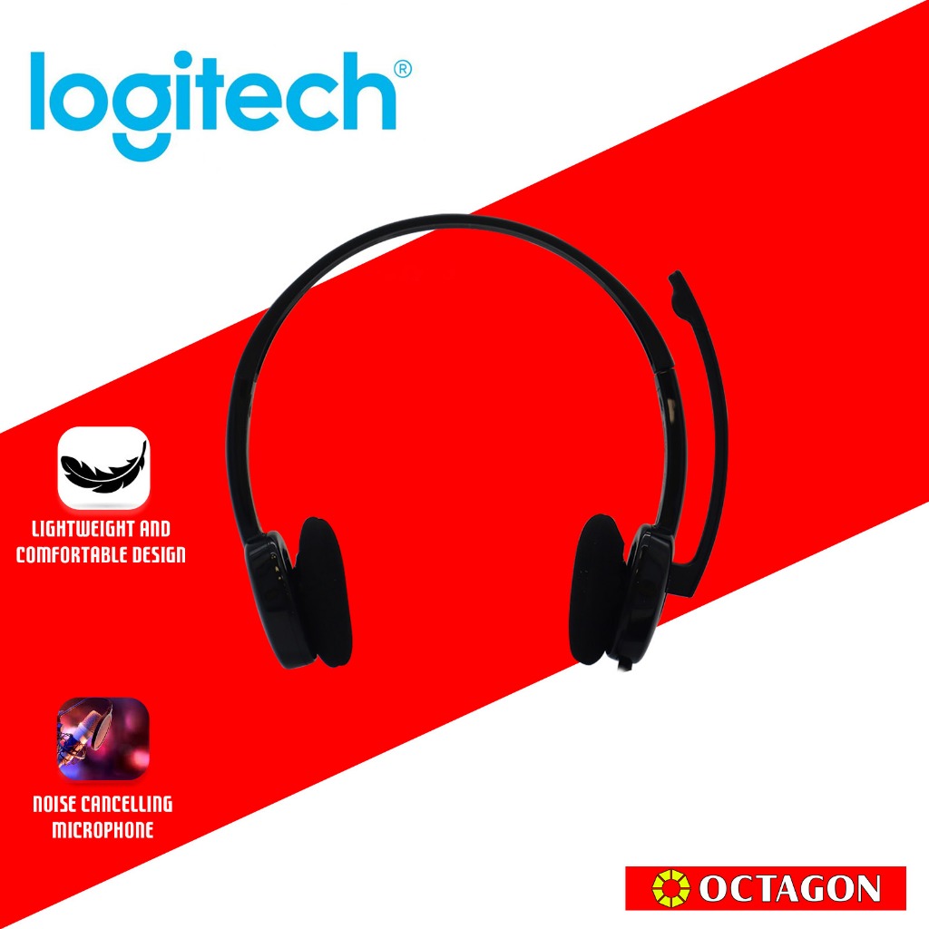 LOGITECH H151 HEADSET SINGLE PIN BLACK | Shopee Philippines