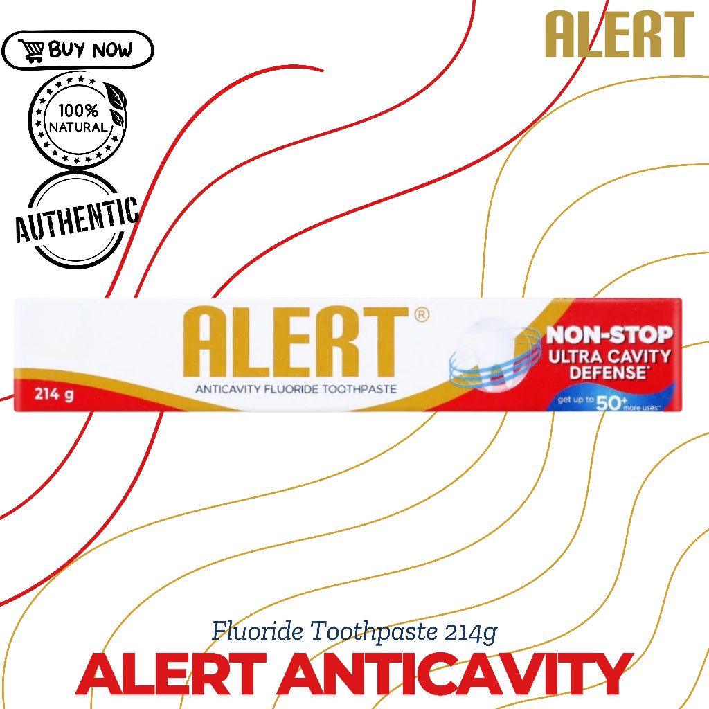 Alert Anticavity Fluoride Toothpaste 214g | Shopee Philippines