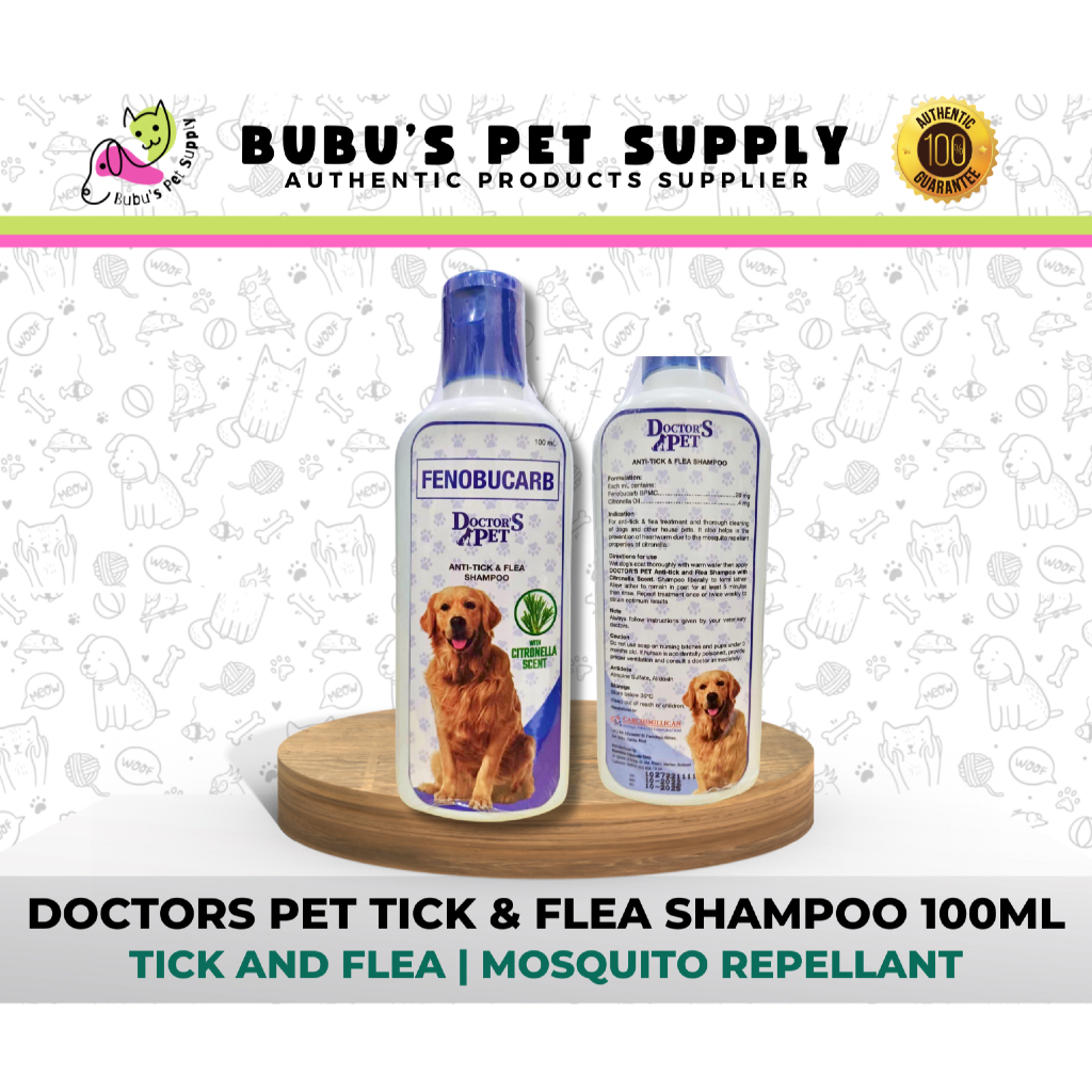 DOCTORS PET TICK AND FLEA SHAMPOO AND MOSQUITO REPELLANT CITRONELLA FOR ...