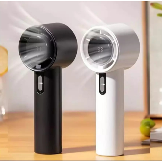 3000mah Mini Fan Rechargeable Handheld Fan Strong WSpeed Digital ind ...