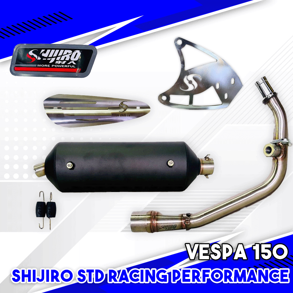 SHIJIRO STD RACING PERFORMANCE FOR VESPA 150 | Shopee Philippines