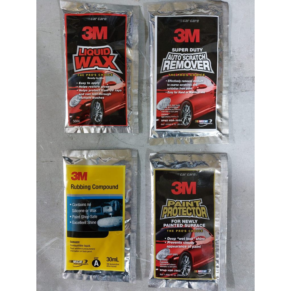 3M Autocare Rubbing Compound , Paint Protector , Liquid Wax Or Scratch ...