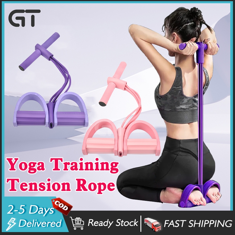 GT Adjustable Yoga Training Tension Rope Sit-ups Training Arm Pull Foot ...