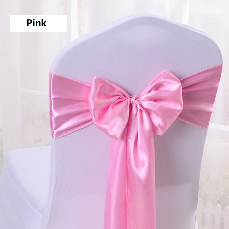 10pcs Chair Ribbon Silk Fabric 17x275cm For Mono Block Chair Chair back ...