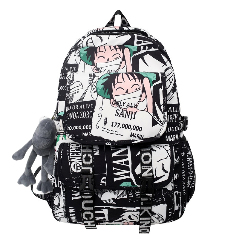 Anime One Piece Backpack for Men School Kids Boys Waterproof Packbag  Napsack Large Capacity Jansport | Shopee Philippines