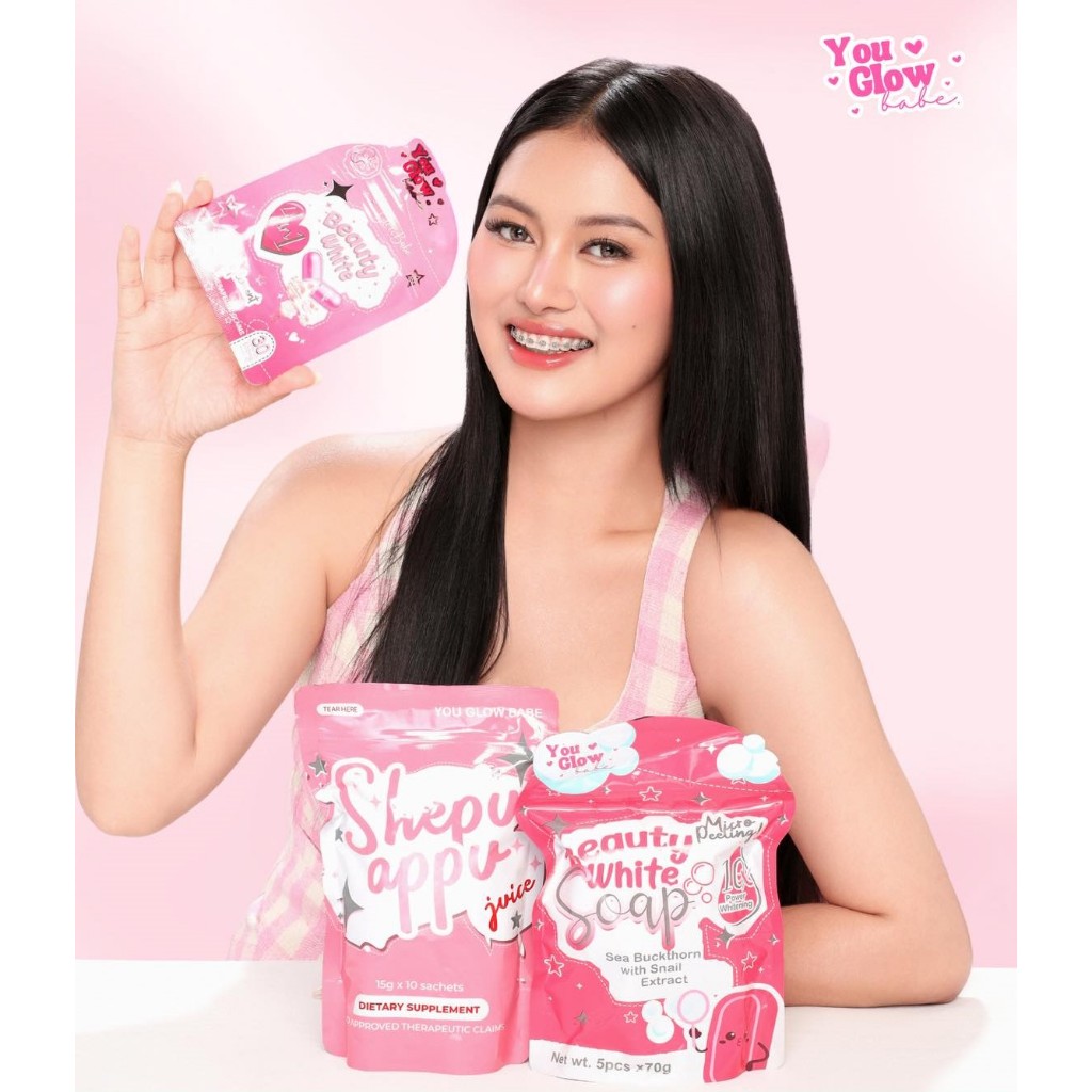 You Glow Babe Beauty White Rejuv Set, Soap, Capsule, Sheppu Appu