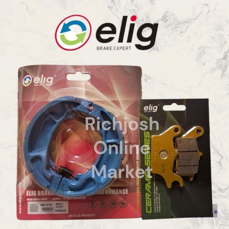 ELIG HONDA CLICK v1, BEAT v1/v2/v3, AIRBLADE CERAMIC BRAKES | Shopee ...