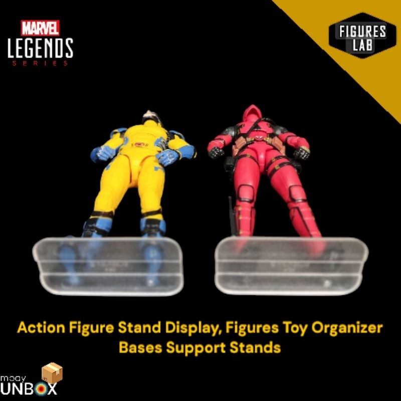 Marvel Legends Series CLEAR RECTANGLE BASE STAND-FIGURESLAB | Shopee ...