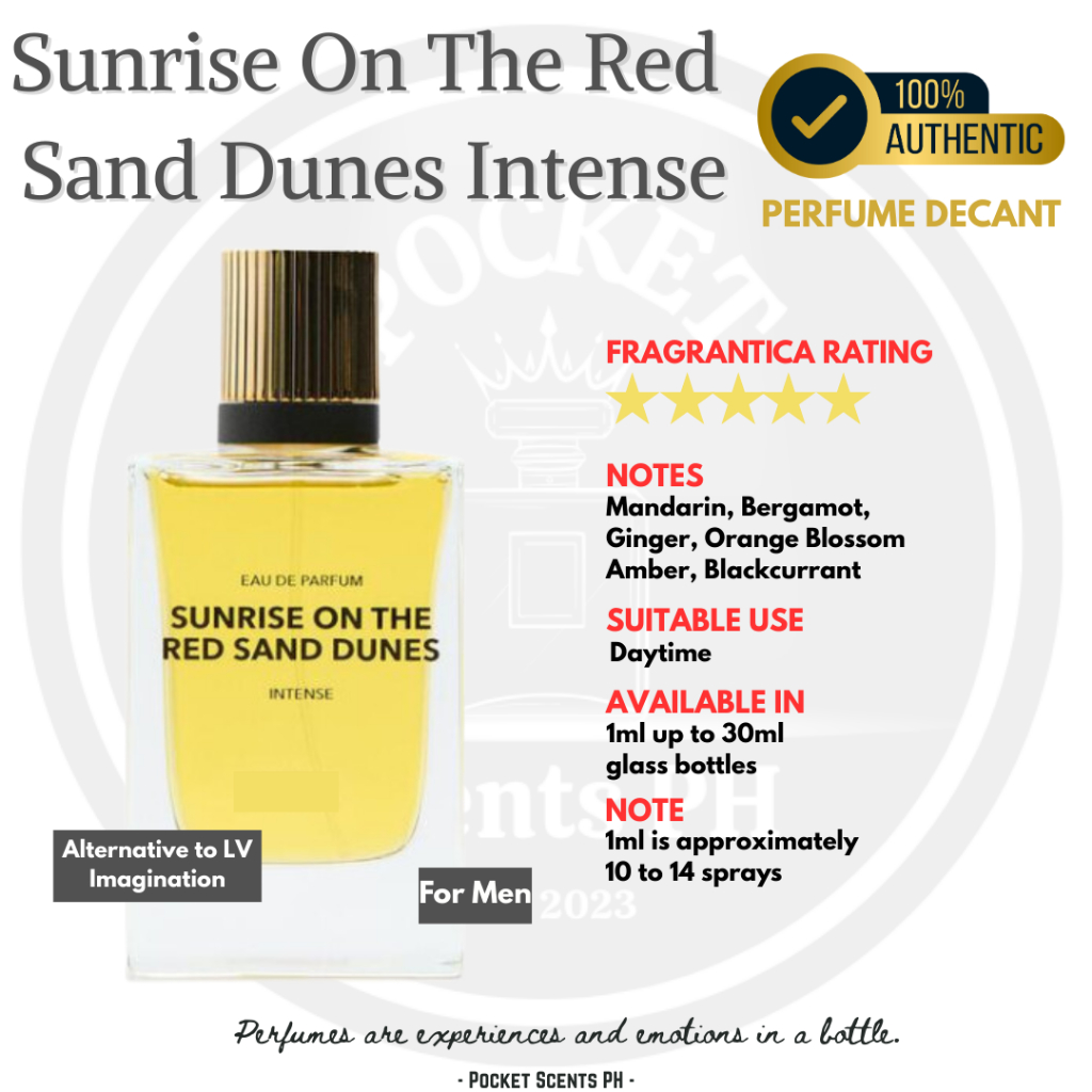 Sunrise on the Red Sand Dunes Intense - 1ml to 5ml - [PERFUME DECANT ...