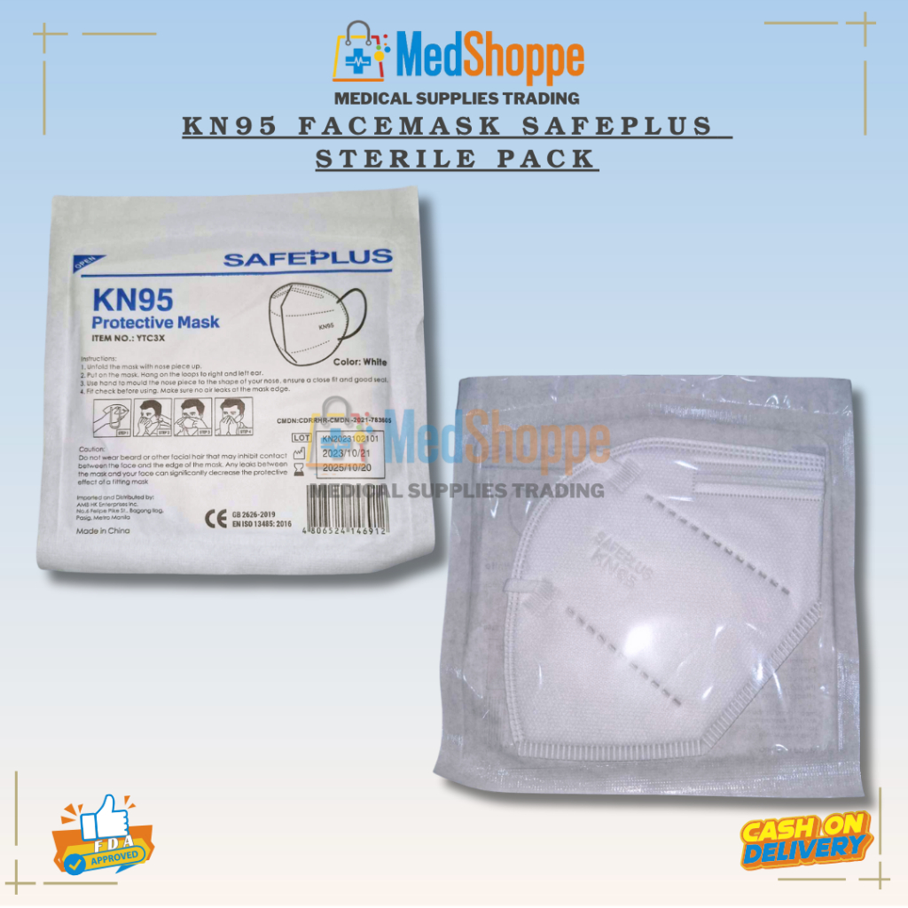 KN95 FACEMASK SAFEPLUS STERILE PACK | Shopee Philippines