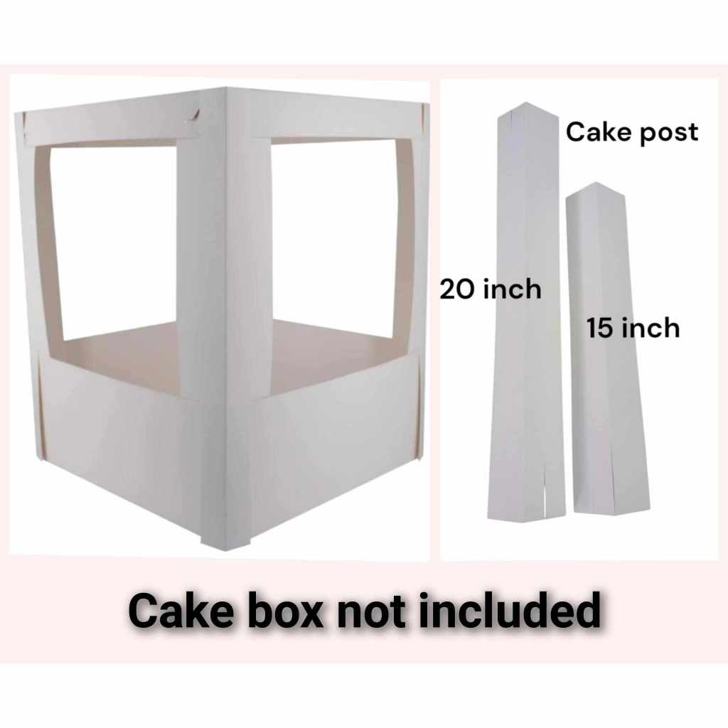 Cake Post/Extender White 15
