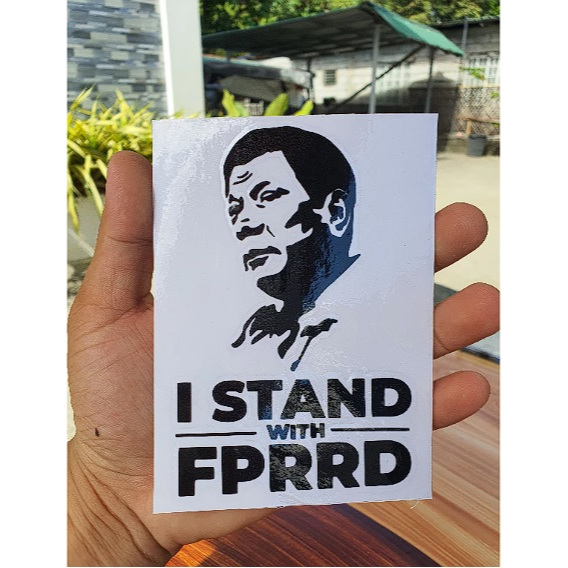 I STAND WITH FPPRD Decal Vinyl Sticker | Shopee Philippines