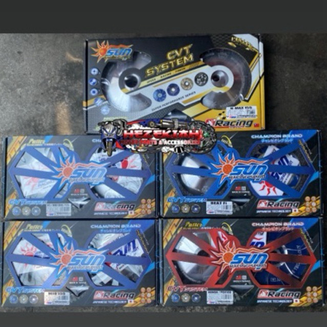 SUN RACING FULLEY SET W/BUSHING FOR M3, MSi125 / SPORTY / BEAT Fi / PCX ...
