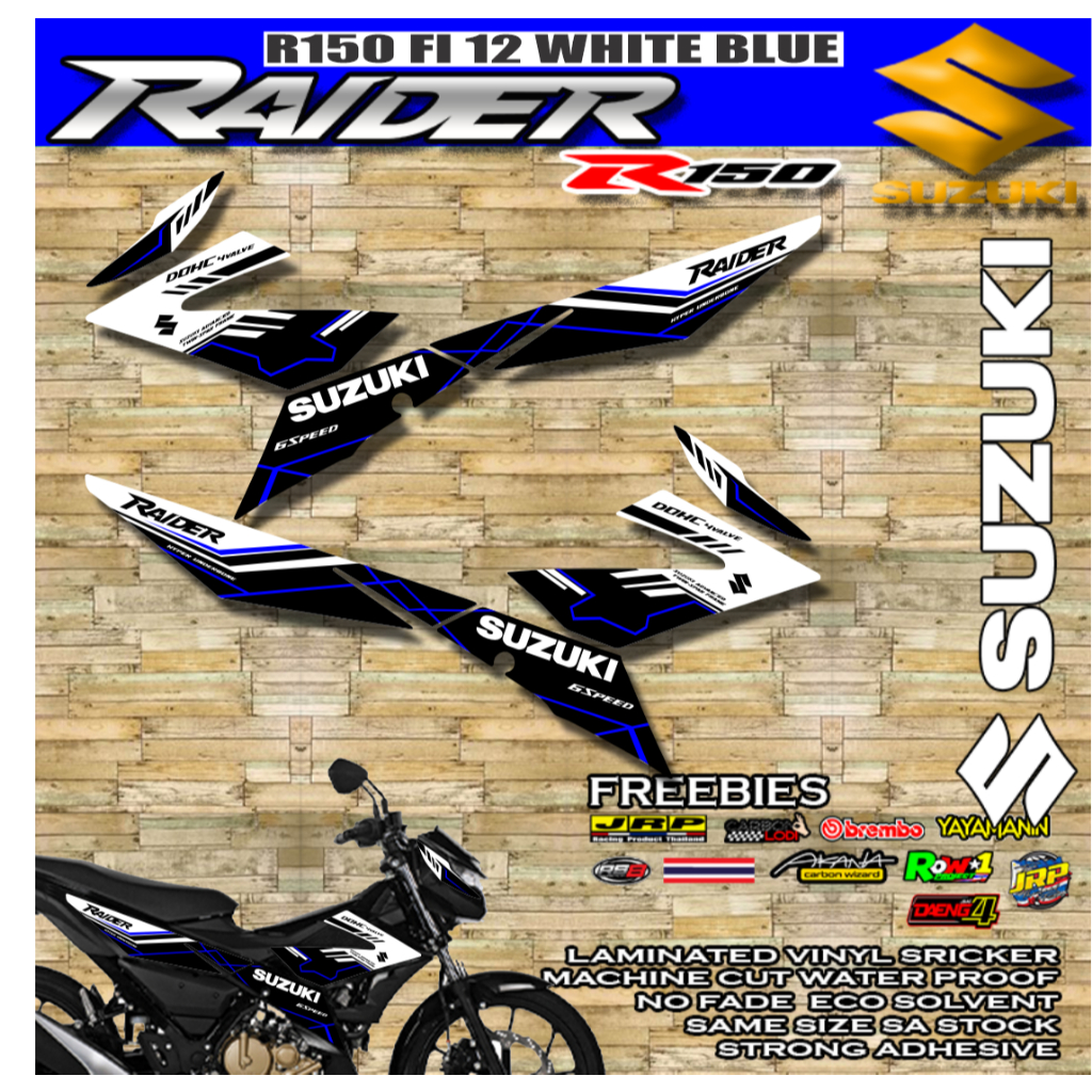 RAIDER 150 FI DECALS STICKER WITH FREEBIES NEW DECALS | Shopee Philippines
