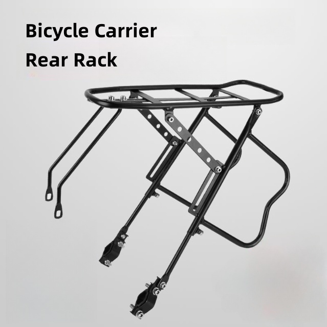 Bicycle Carrier Rear Rack 24-26 Inch Folding Bicycle Rear Racks Shelf ...