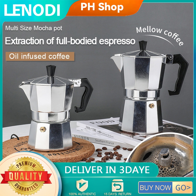 100-300ml Brand New High QualityMoka Express Aluminum Moka Pot ...