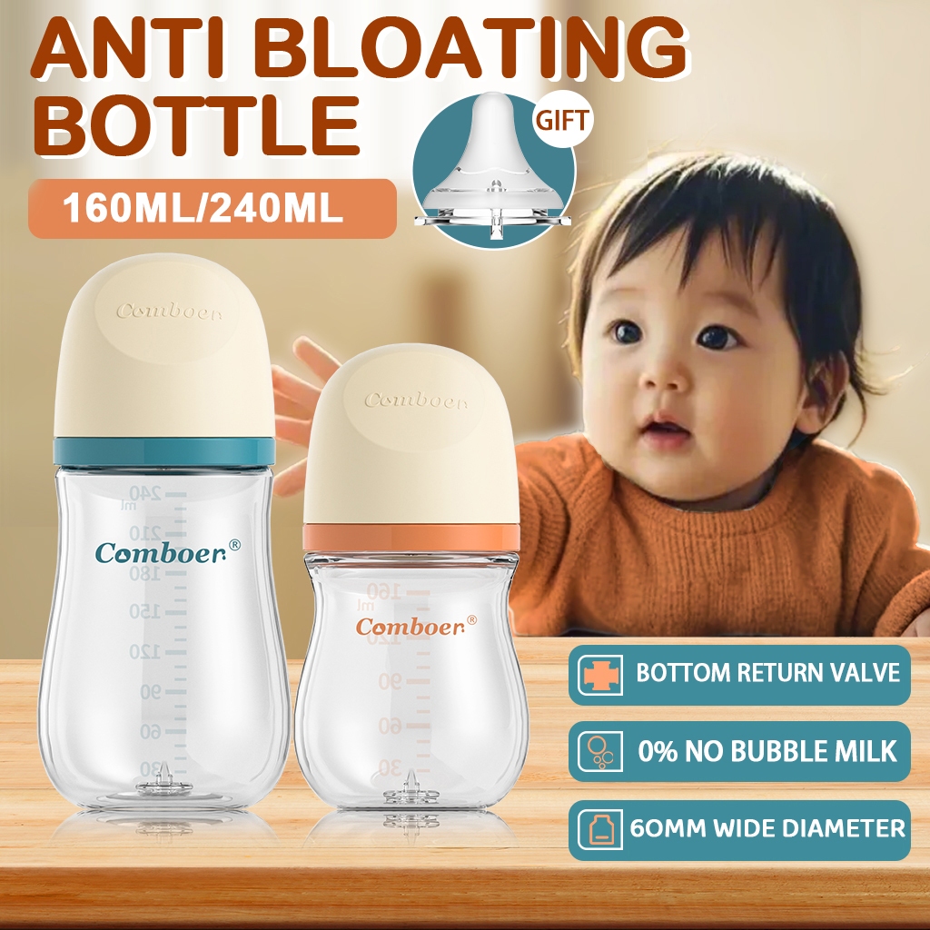 Comboer anti colic feeding bottle 160/240ML Baby bottle BPA free ...