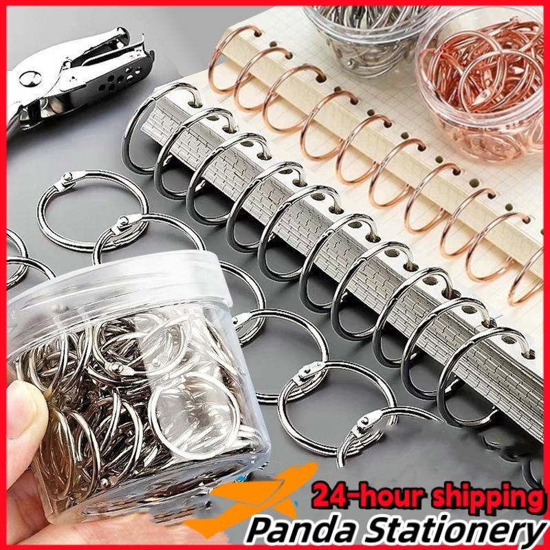 Binder Rings Assorted Sizes Steel Book Rings for Index Cards Keychain ...