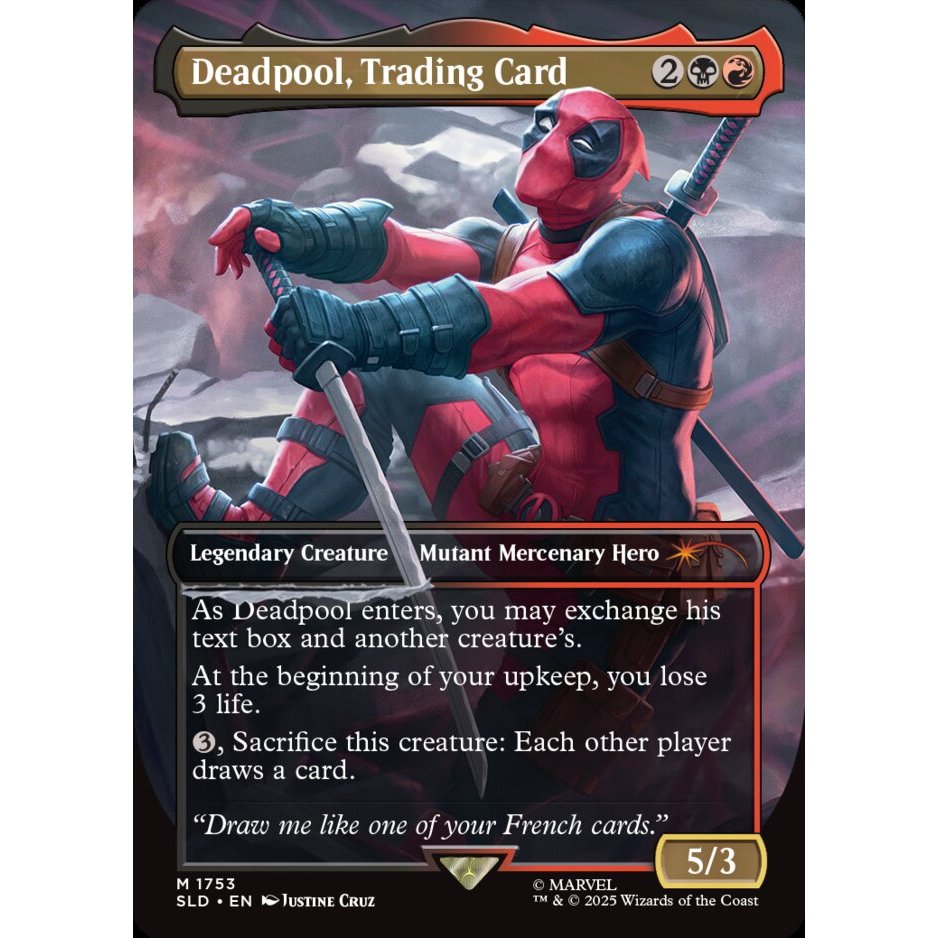 Deadpool, Trading Card - Secret Lair Drop Series (SLD) | Shopee Philippines