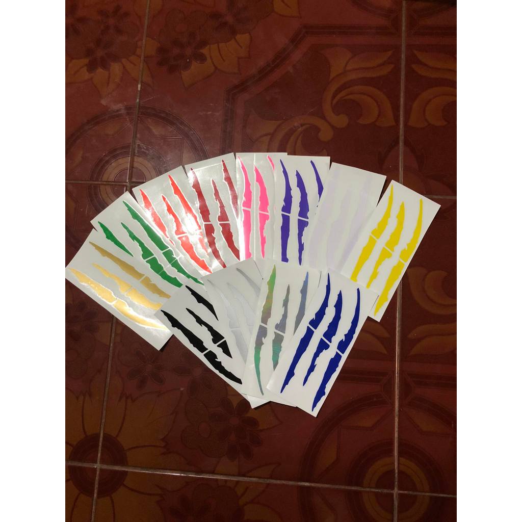 Scratch Monters Mark 7x3 Inches - Waterproof Sticker | Shopee Philippines