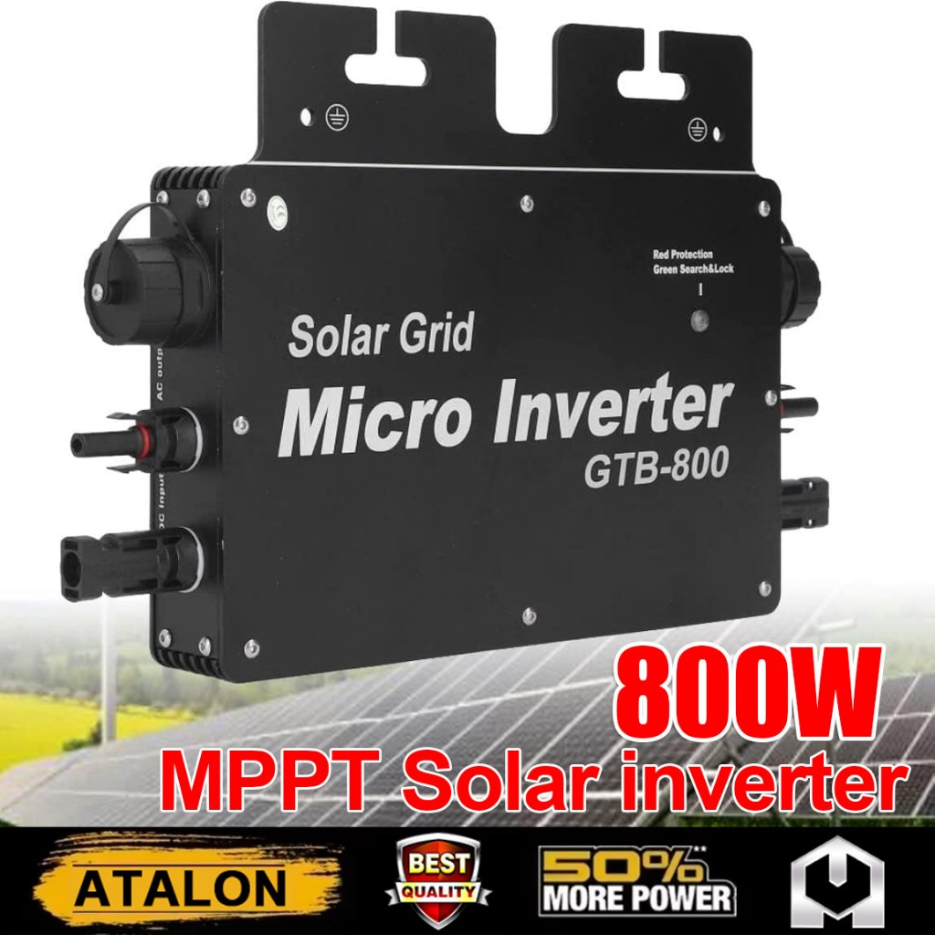 800W Grid-Tie Micro Inverter - MPPT 22-50V to 230VAC Solar Converter w ...