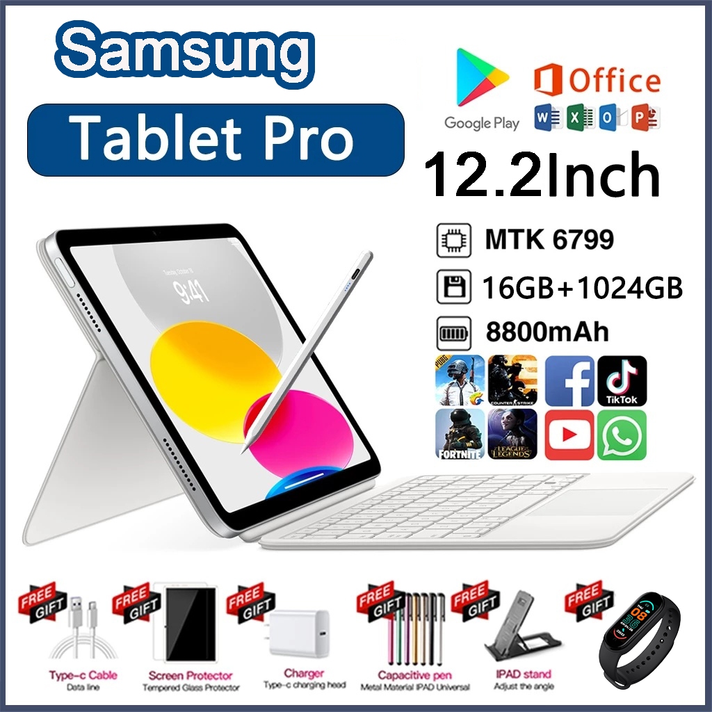 【Free & Easy Returns】Samsung2025 12.2inch Tablet PRO 16+1024GB Tablet ...