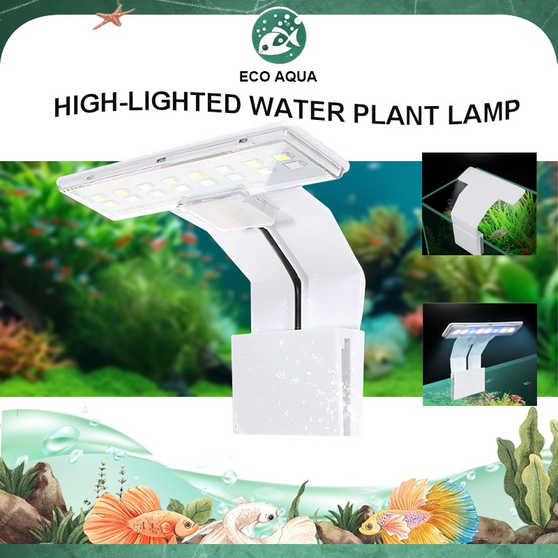 5W Customizable Aquarium LED Light Waterproof Fish Tank Light Aquarium ...