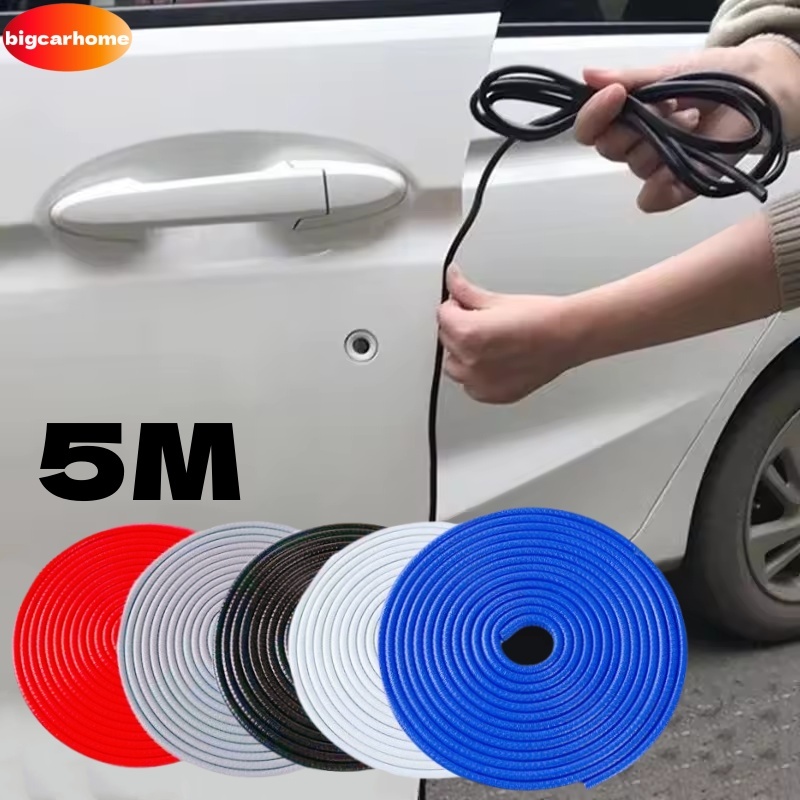 5M Rubber Protective Strip Car Door Protector Bumper Strip Anti ...