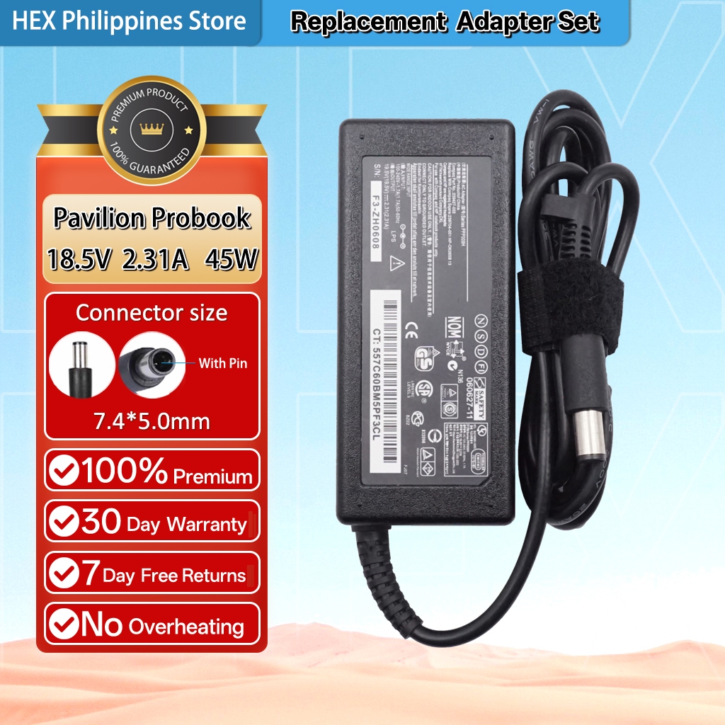 45W Alimentatore Per Notebook Hp EliteBook Folio 9470m H5F19EA - Foto 5