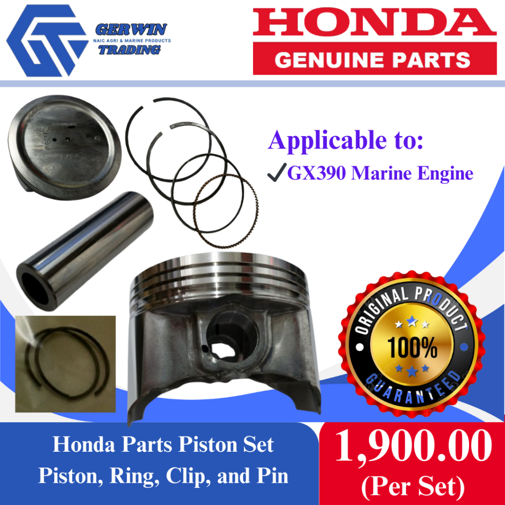 HONDA PARTS Piston Set 16hp GX390 | Shopee Philippines
