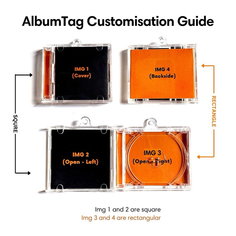 CUSTOM ALBUMS NFC QR SPOTIFY SCANNABLE KEYCHAINS WITH CD MOCKUP CUTE ...